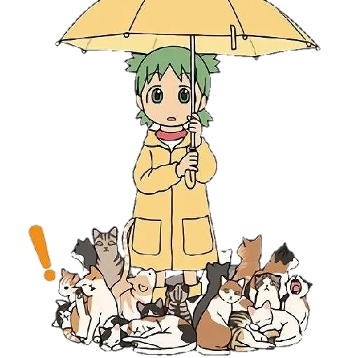 yotsuba, dessins d'anime, personnages d'anime, logo du japon yotsuba, beaux dessins d'anime