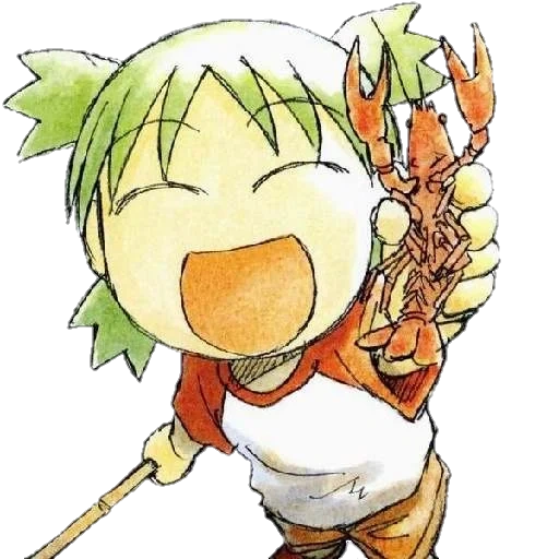 аниме, ёцуба манга, аниме рисунки, yotsubato аниме, yotsuba герой аниме