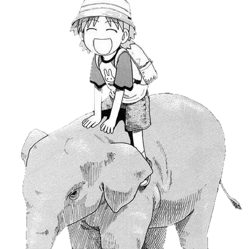 immagine, elefante elefante, disegno di elefante, l'elefante è grande, piccolo elefante