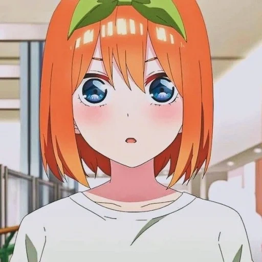 animación linda, chica de animación, yotsuba nakano, personajes de animación, captura de pantalla de hojas de nakano