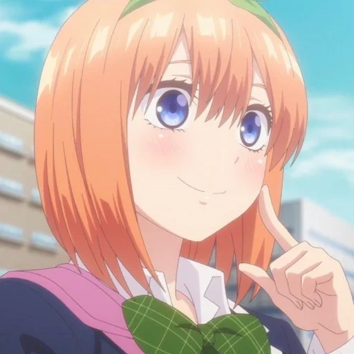 gotoubun, yotsuba nakano, tubuno no hanayome, ve a tubun no hanayome, yotsuba nakanano five brides