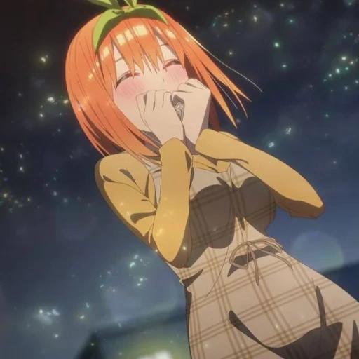 menina anime, menina anime, personagem de anime, animação de cinco noivas, go toubun no hanayome