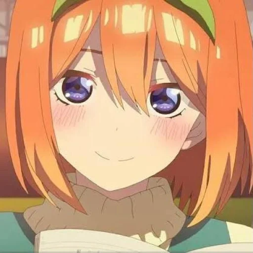 аниме, милые аниме, аниме девушки, персонажи аниме, аниме девушка оранжевыми волосами