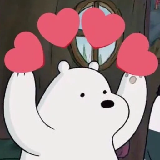 the whole truth about bears, ice bear we bare bears, naked bear aesthetic white, we naked bear polar bear, ice bear our naked bear heart