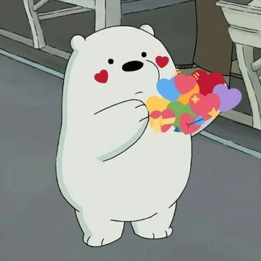 the whole truth about bears, we naked bear aesthetics, love and support memes, ice bear we bare bears, ice bear our naked bear heart