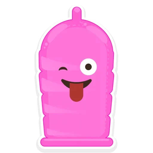 cute condoms, pink condoms, funny condoms, cartoon condoms