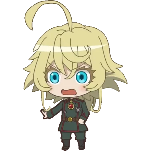 de gurshav, youjo senki, tania de gurshav, tanya degurechaff, tania degulshav chibi