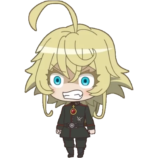 degurshaf, youjo senki, tanya degushaff, tanya degurechaff, tanya degushaf chibi