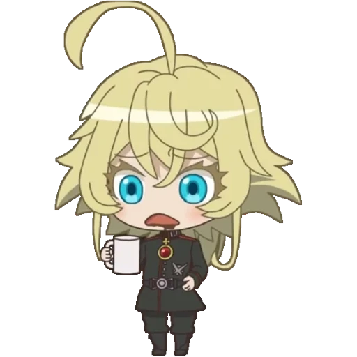 degurshaf, youjo senki, tanya degushaff, tanya degurechaff, tanya degushaf chibi