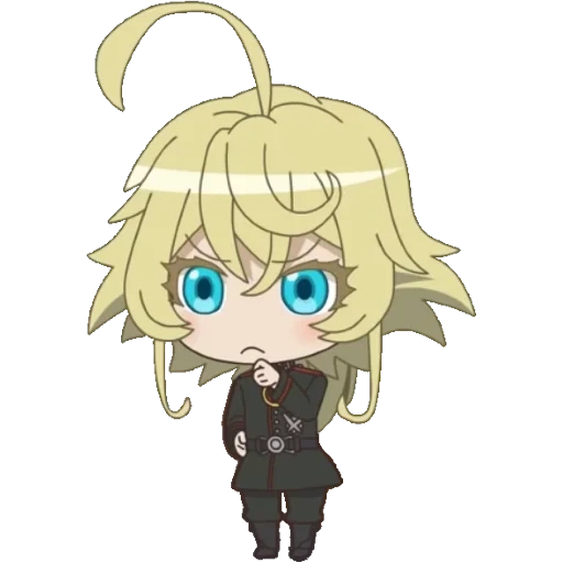 degurshaf, youjo senki, tanya degushaff, tanya degurechaff, tanya degushaf chibi