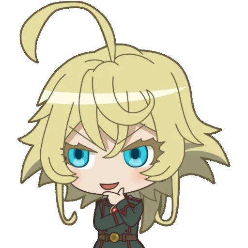 degurhaf, youjo senki, tanya degurshaff, tanya degurechaff, tanya degurshaf chibi