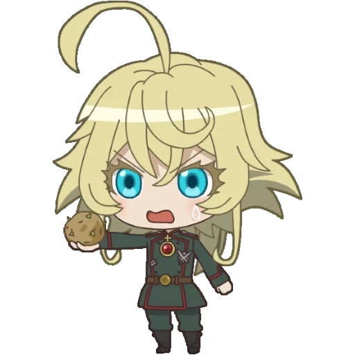 degursf, youjo senki, tanya degurshaff, tanya degurechaff, tanya degursf chibi