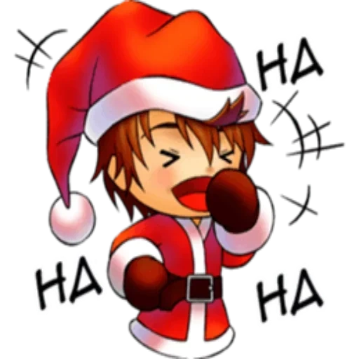 young, anime di babbo natale chibi, anime di capodanno edgore