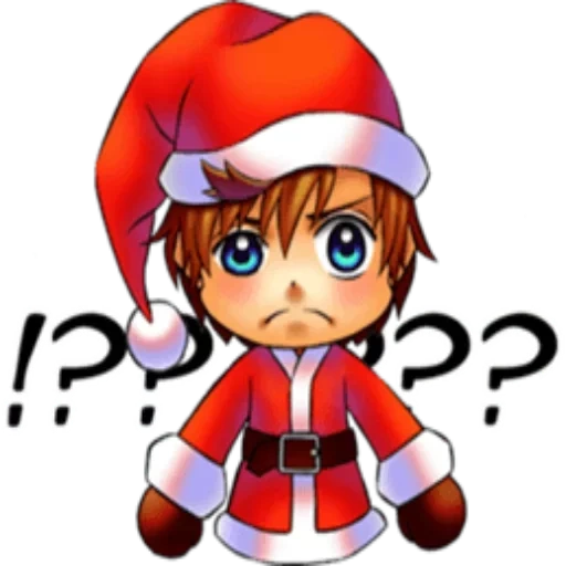 young, anime di babbo natale chibi, anime di capodanno edgore