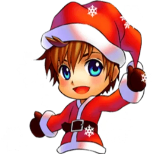 young, чиби ноэль, padoru казума, санта аниме чиби, новогоднийэдгор аниме