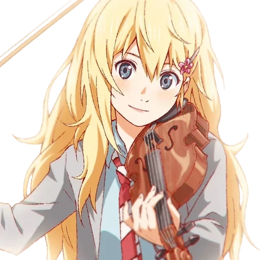 девушки аниме, kaori miyazono, твоя апрельская ложь, фраза sawaresenai kimi wa, твоя апрельская ложь каори миядзоно