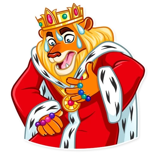 lion, lion, king, sticker king