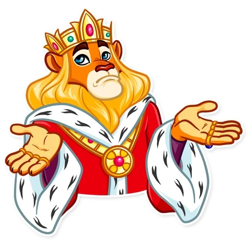 rei, o rei do leão, king sticker