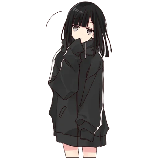 anime coft, personajes de anime, anime girl kofte, anime girl tolstovka, sudaderas de chicas de anime