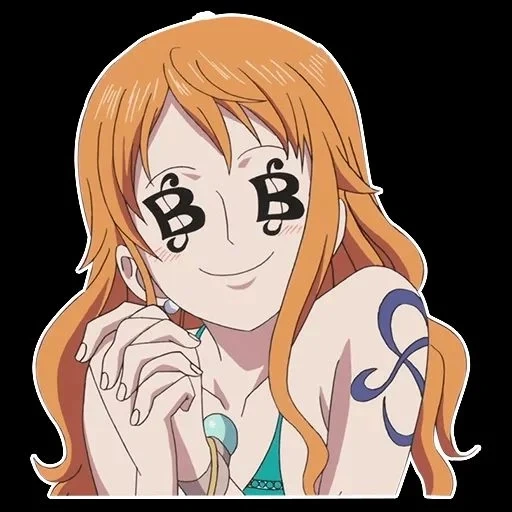 nami, anime rouge, anime one piece, personnages d'anime, anime de nami one piece