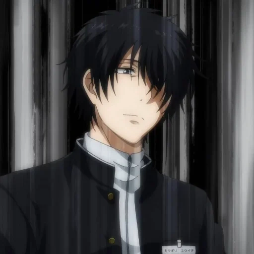 yuichi katagiri, gakuran anime, hijikata was in a hurry, anime characters, anime characters