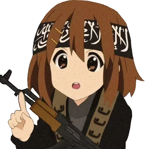 imagen, aki toyosaki, terrorista de anime, yui hirasava nazi, anime terrorista tyanka