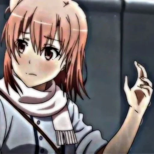 anime, fille animée, misaka mikoto, personnages d'anime, captures d'écran yui yuigahama