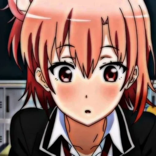 anime, yui yuigahama, anime girl, anime oregairu, personaggio di anime