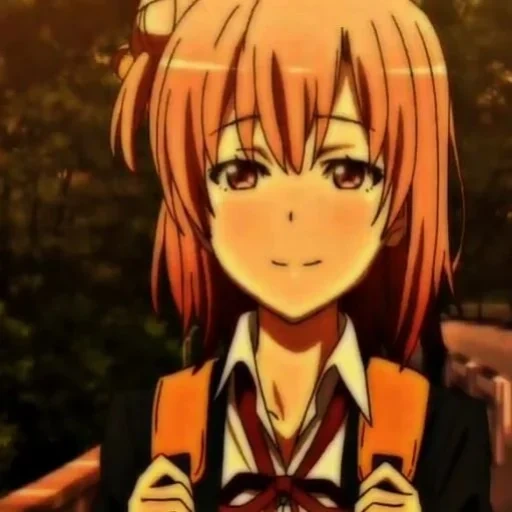 anime, anime, yui yuigaham, anime characters, yui yuigahama yui yugahama smiles