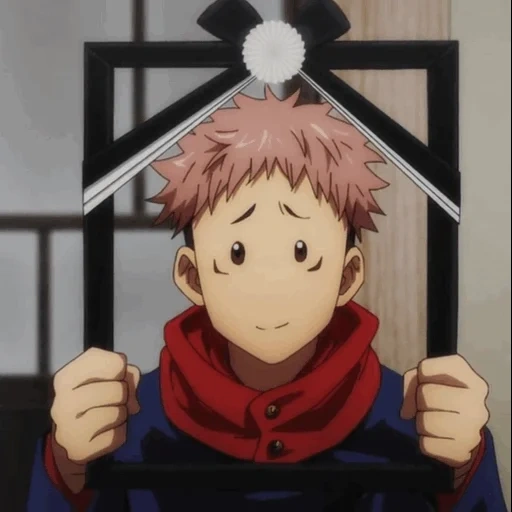 itadori yuji, l'anime est drôle, jujutsu kaisen, personnages d'anime, amis d'idatori yuji