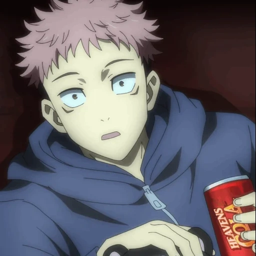 anime, anime de la nya, itadori yuji, personajes de anime, magic battle jujutsu kaisen anime