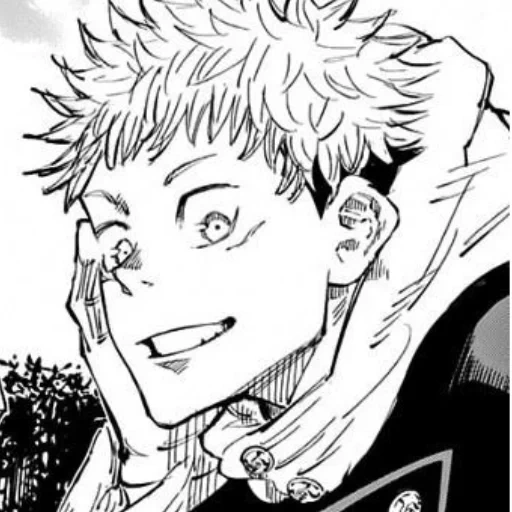 jujutsu, anime manga, itadori yuji, itadori manga, jujutsu kaisen