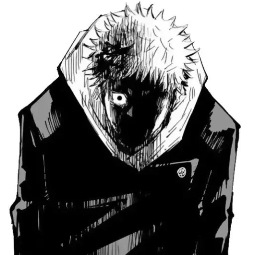 аниме, манга, арт манга, аниме персонажи, jujutsu kaisen юдзи