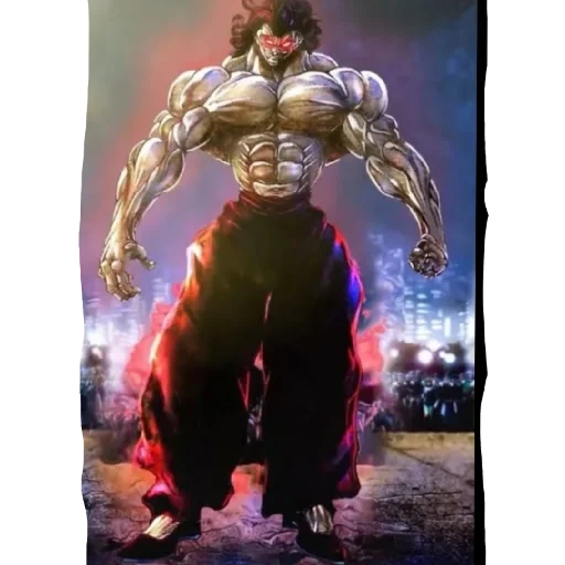 hanma, bucky fighter, bucky hanma, yujiro fighter baki, pejuang hanma yujiro