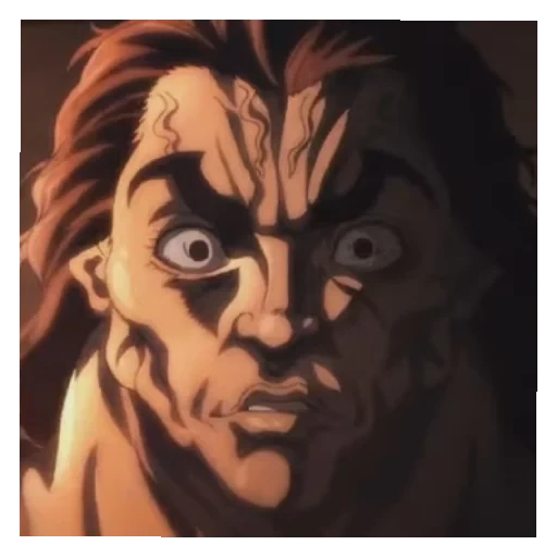 bucky fighter, hanma bucky, hanma yujiro, bucky hanma face, fighter baki hanma yujiro