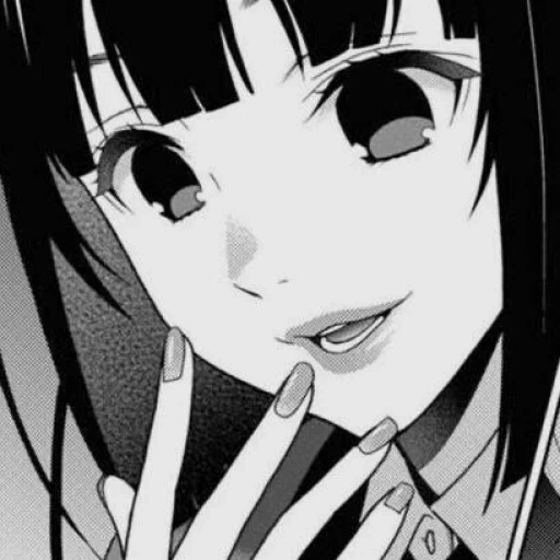 imagen, kakegurui, manga de arte, manga de anime, personajes de anime