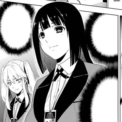 manga crazy excitement, yumko jiyab manga, crazy excitement kakegurui, crazy excitement yumeko characters, crazy excitement manga kakegurui