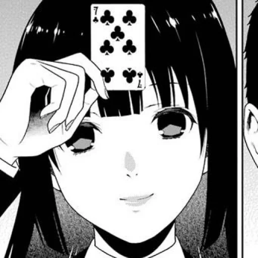 foto, manga emoção louca, emoção louca kakegurui, manga yumeko de excitação maluca, empolgação de mangá de anime