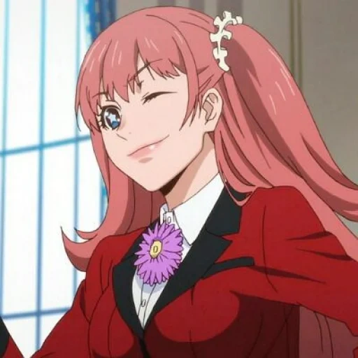 yumemi yumemite, kakeguru anime, kakegurui, personnages anime, filles de l'anime