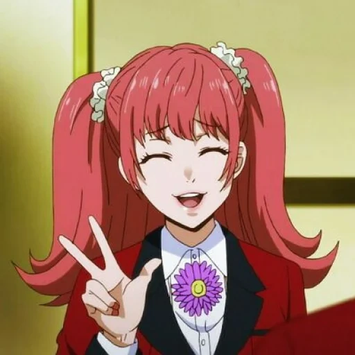 kakegurui, yumami yumamite, yumemi yumemite tela, excitação louca kakegurui, yumemito yumemi