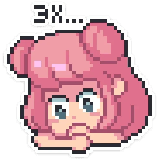 lindo, japón y los estados unidos, rosa, pequeño por los estados unidos, pixel píxel