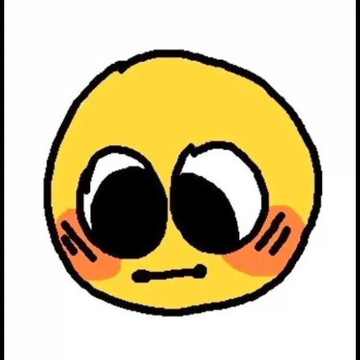 anime, memem smiley, l'emoji è dolce, disegni di emoji