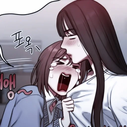 pareja de animación, animación cómica, munga manhua, animación manhua, chica de animación