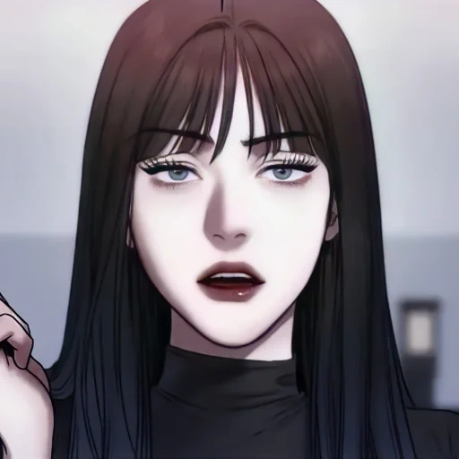 tomie, manhua, animação de quadrinhos, menina anime, pintura de garota anime