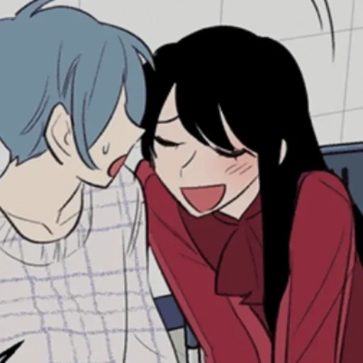 picture, anime couples, anime ideas, secret alliance, anime cute couples
