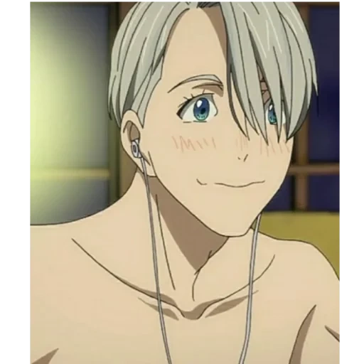 yuri ice, yuri ice, victor nikiforov, anime yuri ice victor, victor vasilievich nikiforov