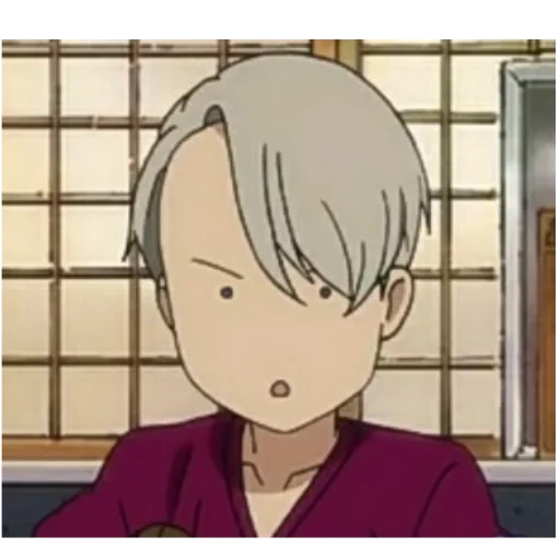 yuri bingdu, anime lucu, karakter anime, anime victor nikiforov, yuri leduvikdo nikiforov