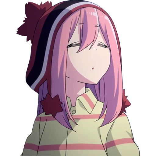 yuru camp аниме, лагерь свежем воздухе, nadeshiko kagamihara скрин