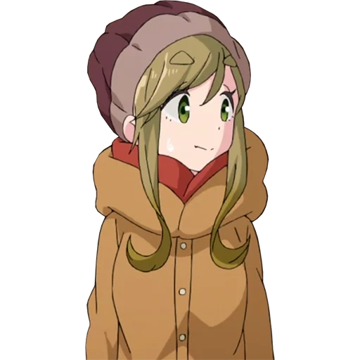 anime, iyama aoi ikon, animation de yu ru camp, personnages d'anime, yuru camp inuyama