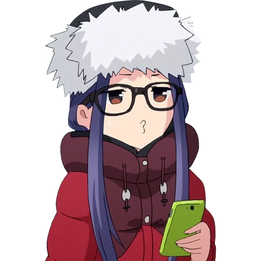 anime, chiaki ogaki, chiaki oogaki, personnages d'anime, yuru camp chiaki oogaki